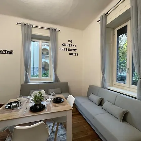 Apartment Bg President Con Parcheggio - Vista Citta Alta *