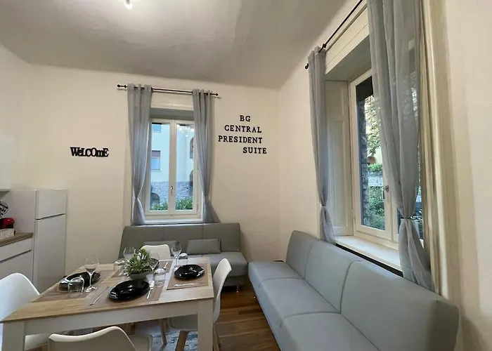 Bg President Con Parcheggio - Vista Citta Alta 베르가모