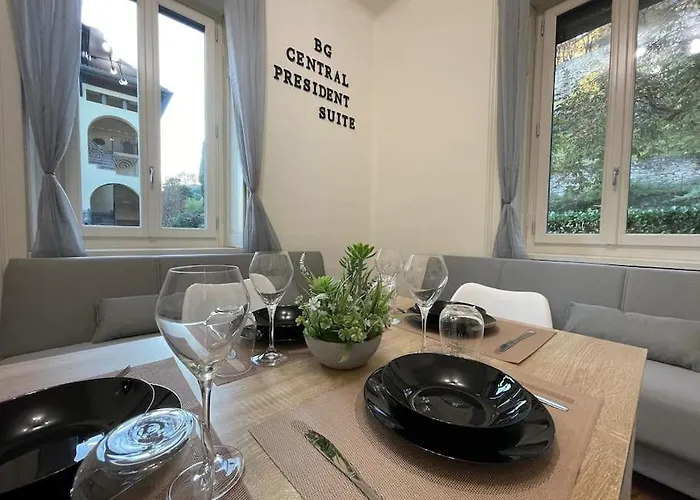 Bg President Con Parcheggio - Vista Citta Alta *